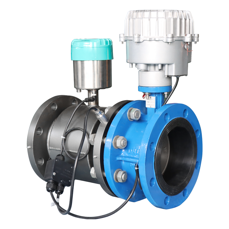 Magnetic water meter with valve delivery